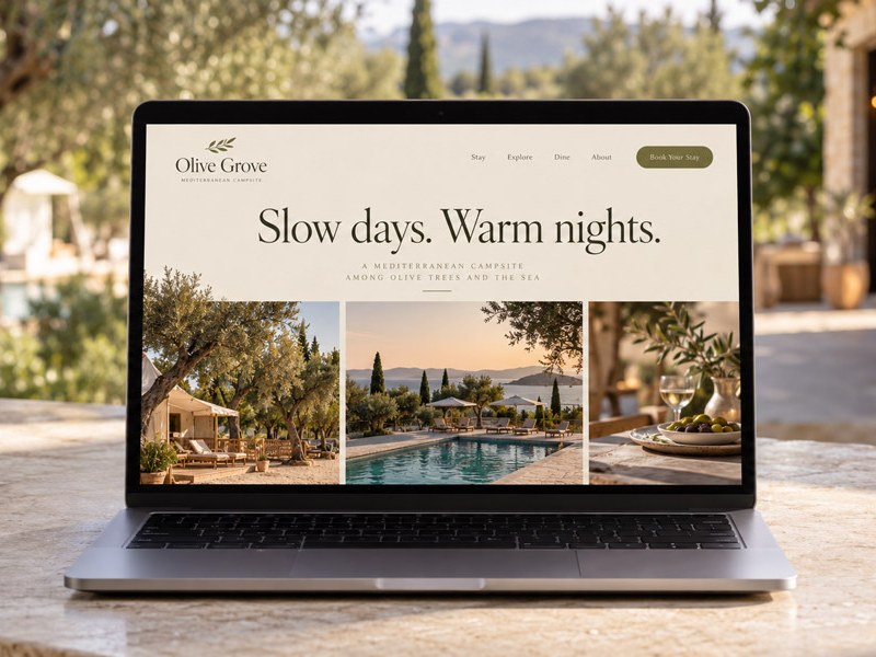 Camping design example 14